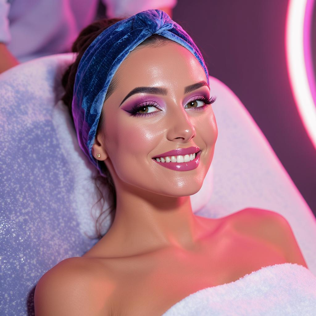 Woman in Hair Transplant Clinic